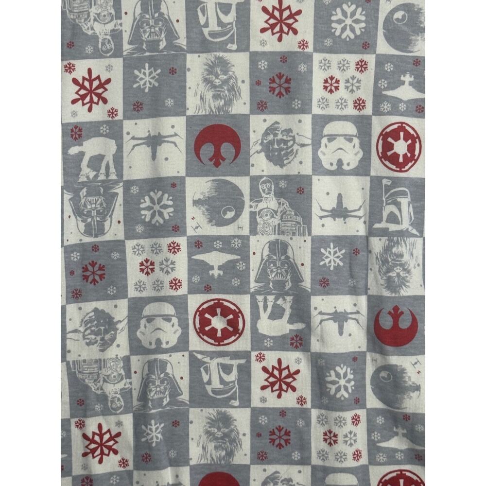 Hanna Andersson Star Wars Long Sleeve Top Gray Red Adult XXL Organic Cotton - Picture 2 of 7